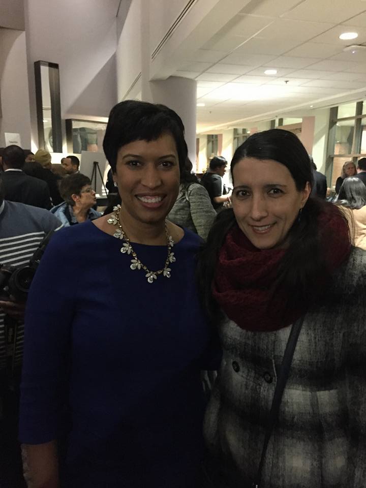 Salsa-with-Silvia-owner-with-Muriel-Bowser Salsa With Silvia Acknowledged By DC Mayor Muriel Bowser