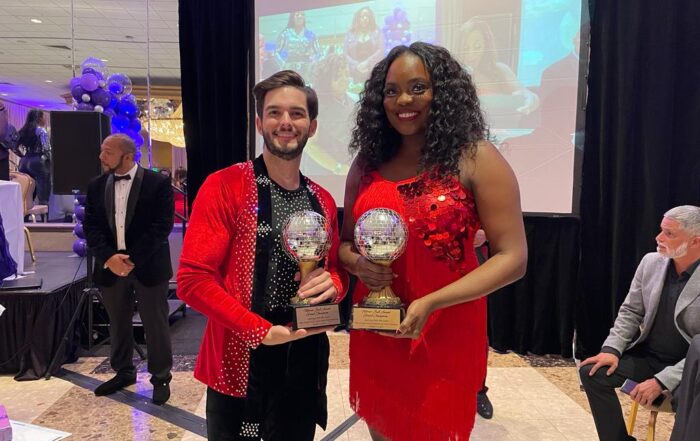 Salsa with Silvia’s Instructor Pedro and FOX5’s Marissa Mitchell Win The Local Dancing with the Stars!