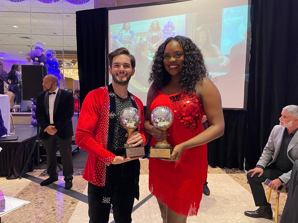 Salsa with Silvia’s Instructor Pedro and FOX5’s Marissa Mitchell Win The Local Dancing with the Stars!