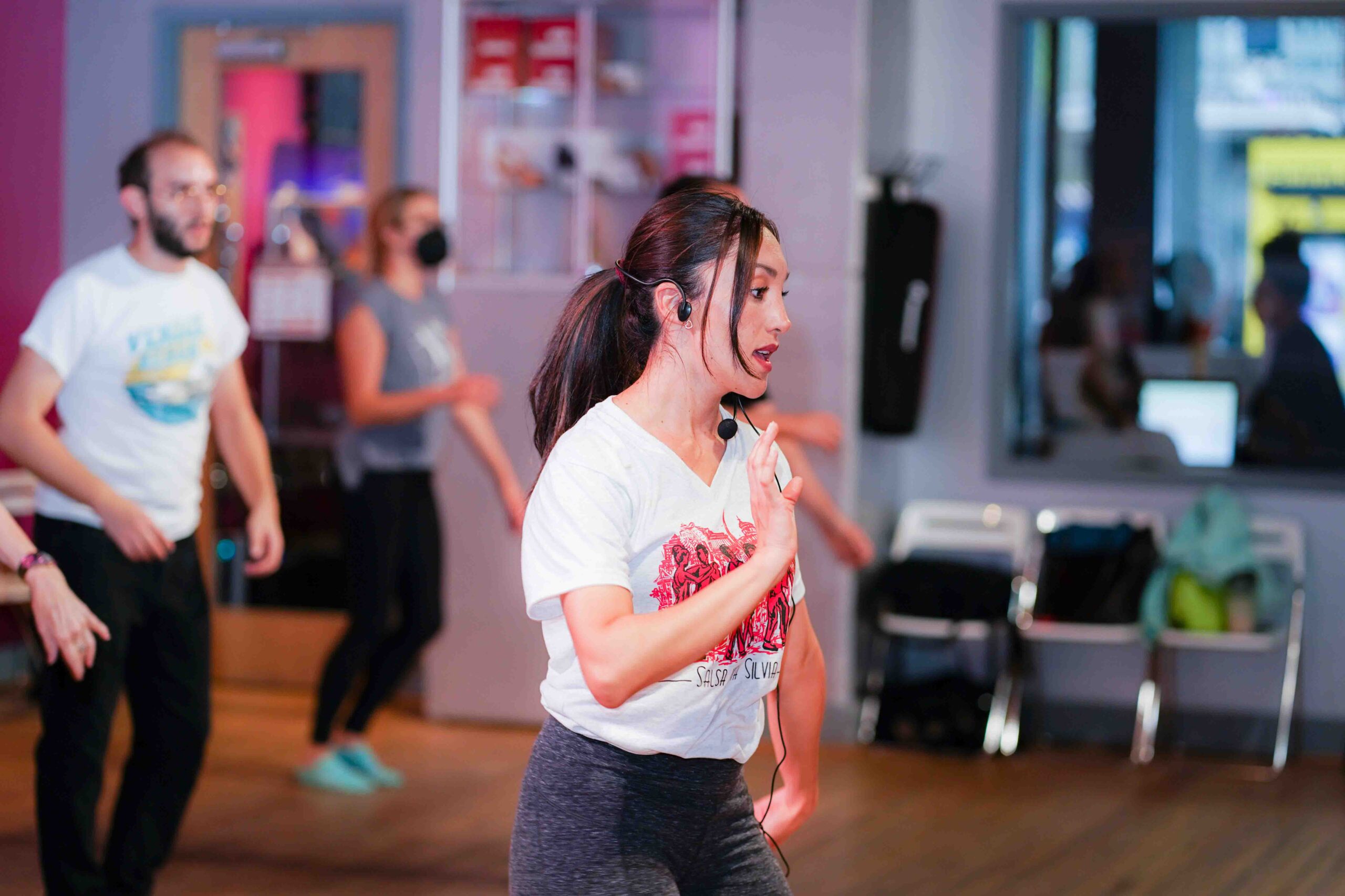 Andrea Andrade is a Salsa and Bachata instructor at the Salsa With Silvia dance studios in DC and Bethesda