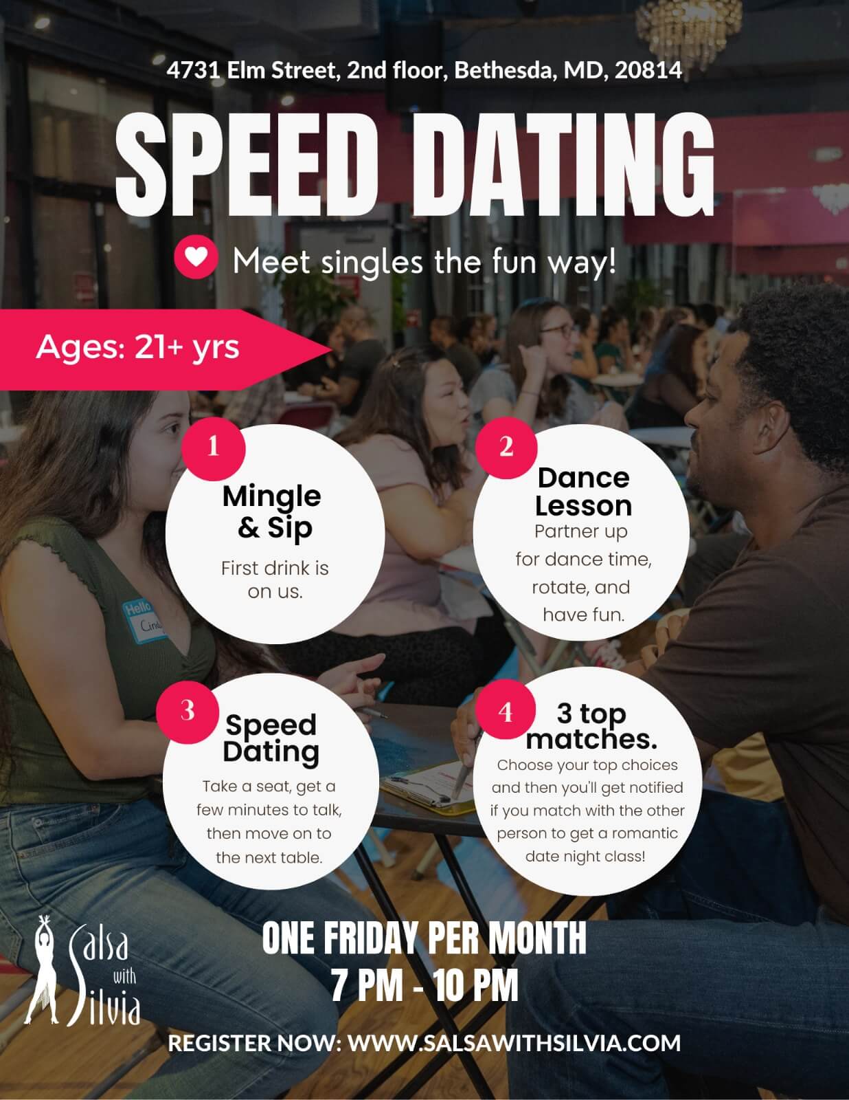 Speed Dating Event in Bethesda Dance Singles