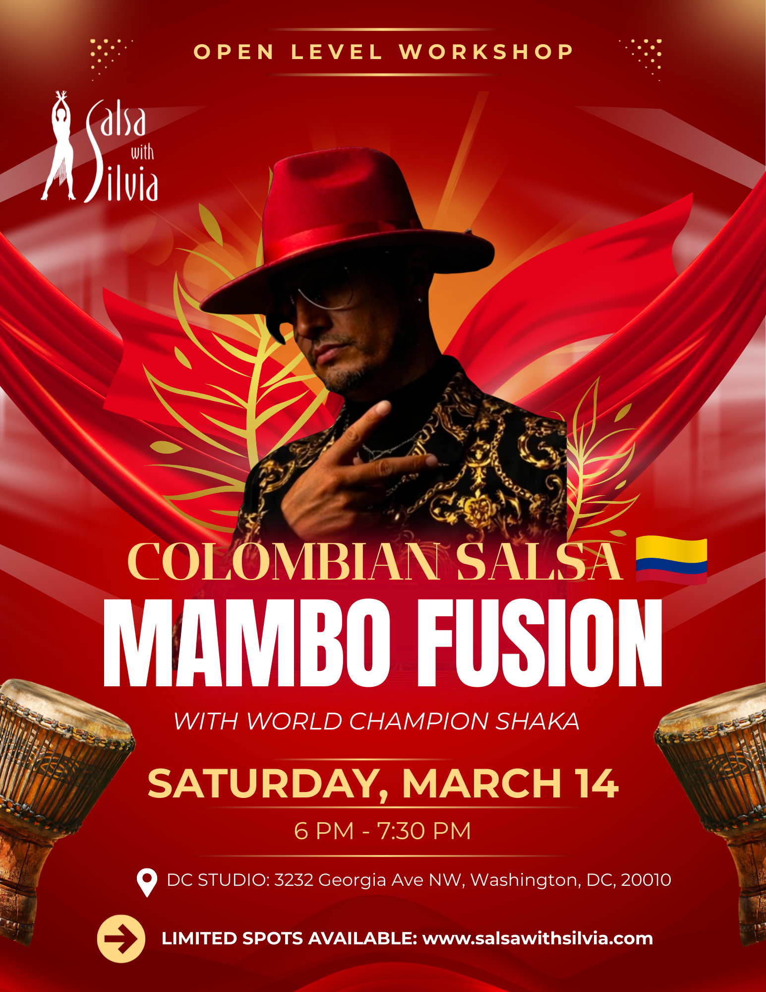 Colombian Mambo Fusion Workshop in Washington DC Colombian Mambo Fusion Workshop in Washington DC