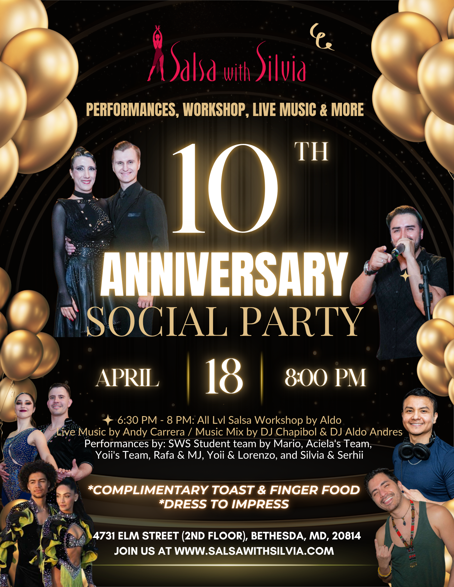 DMV Salsa and Bachata Social Party in Maryland DMV Salsa and Bachata Social Party in Maryland