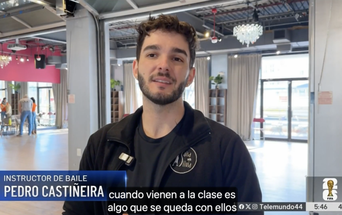 dance classes Washington DC - Salsa with Silvia featured on Telemundo