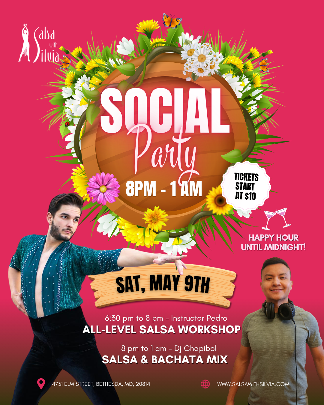 DMV Salsa and Bachata Social Party in Maryland