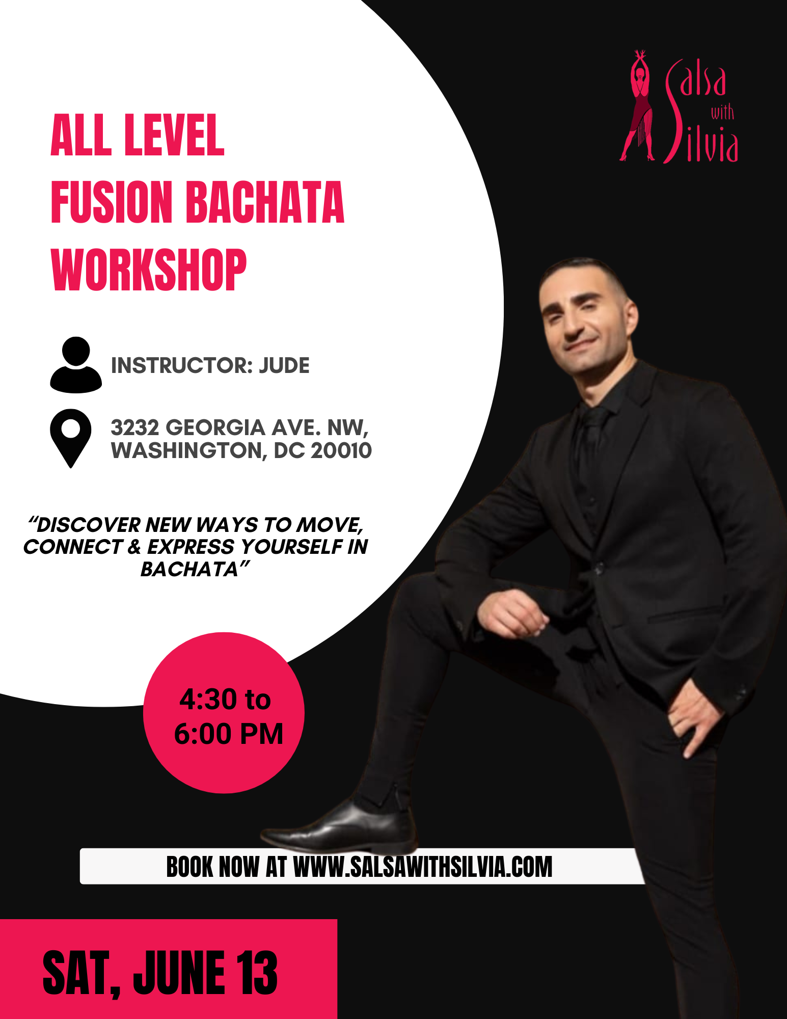 All level Fusion Bachata Workshop in Washington DC