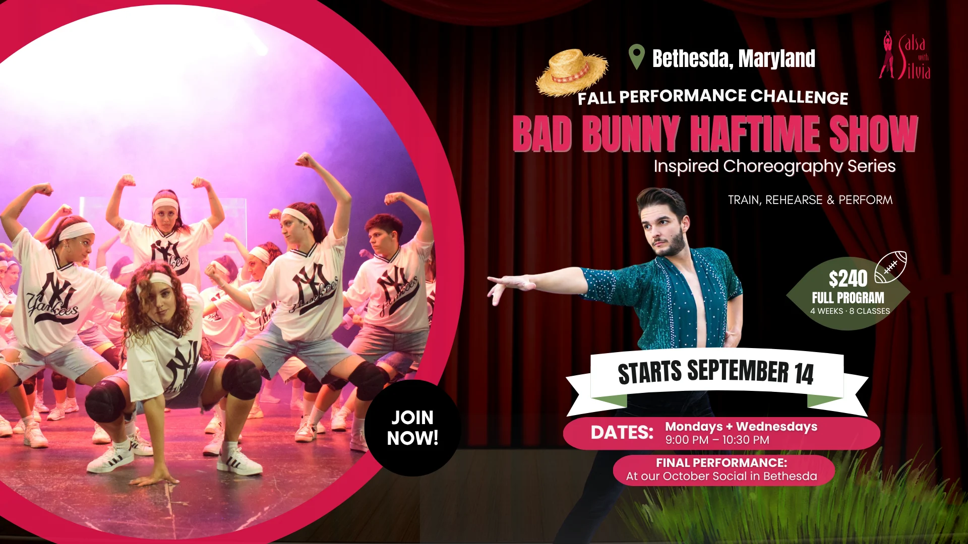 SWS Fall Performance Challenge Bad Bunny Halftime Show–Inspired Choreography in Bethesda, MD