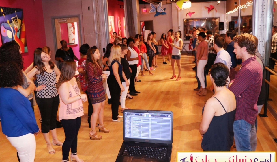 The Salsa With Silvia monthly social dance parties - great salsa, bachata music, dancing, food and drinks, dance performances and more.