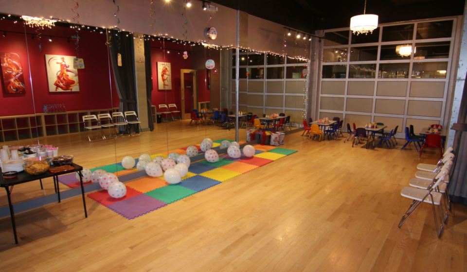 Kids Birthday Parties with dance lessons, arts and crafts, games and more at the Salsa With Silvia Dance Studio