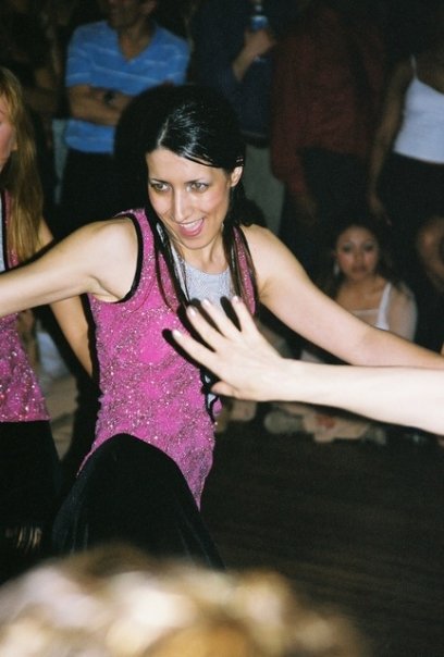 Salsa With Silvia Owner Silvia Alexiev in her first salsa performance at the Women In Salsa Event in 2014.