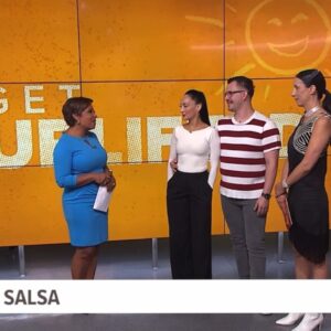 Salsa with Silvia on WUSA9 Silvia Yoii and Rafael on TV 2025