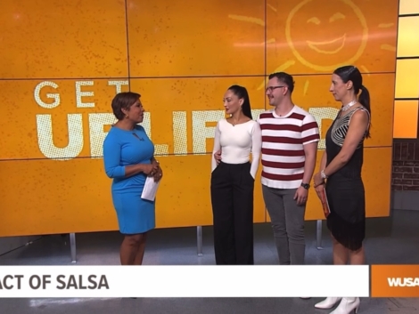 Salsa with Silvia on WUSA9 Silvia Yoii and Rafael on TV 2025